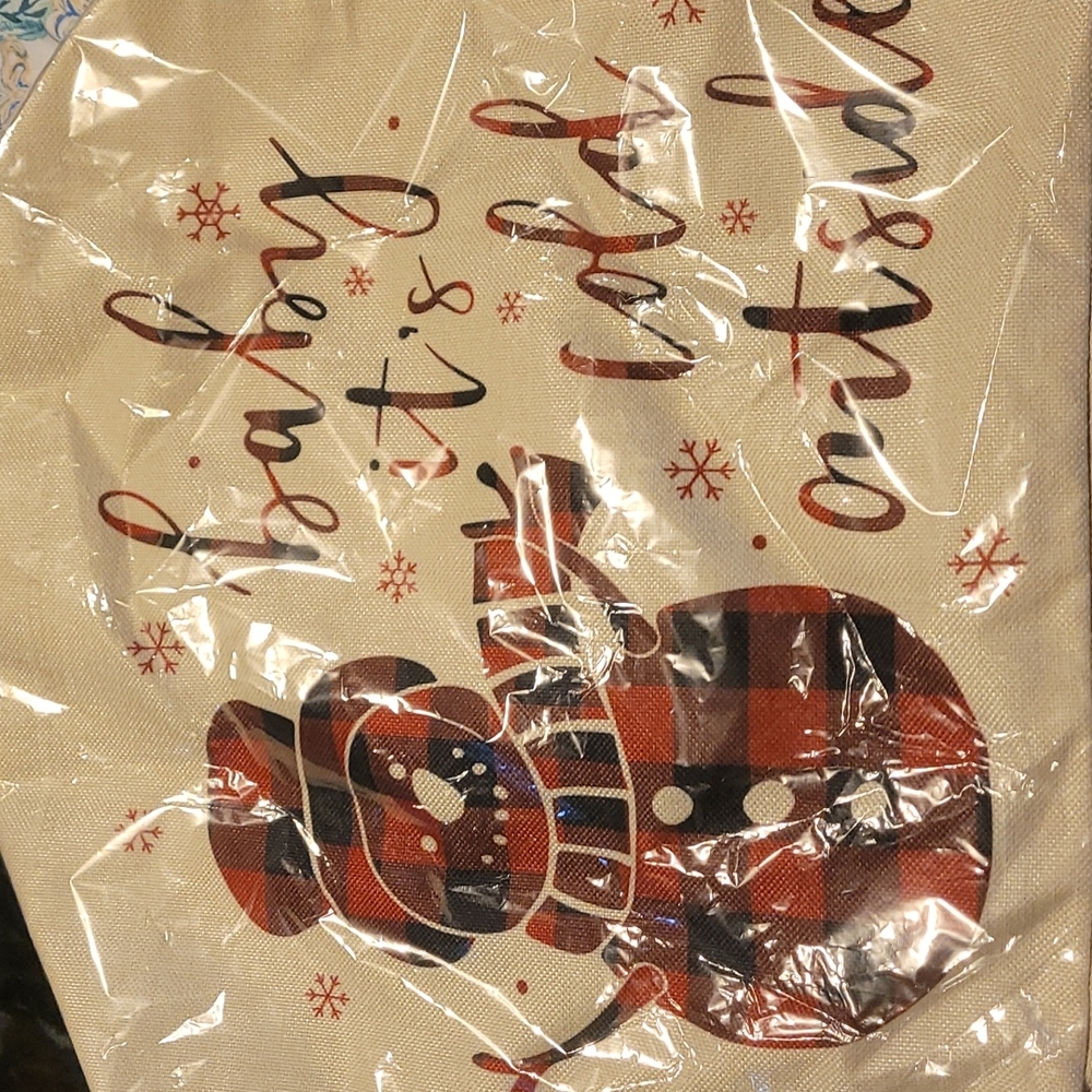 BRAND NEW !! HANDMADE!  SO CUTE !!! CHRISTMAS PILLOW COVER